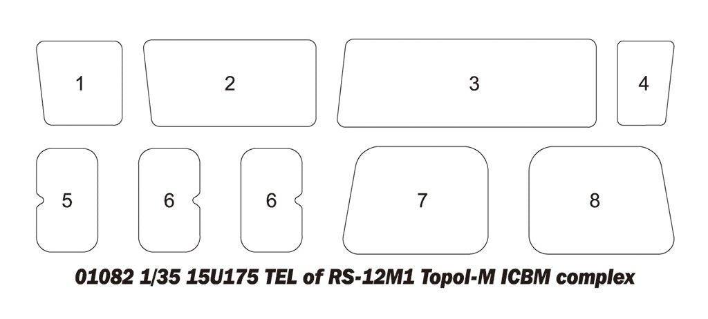 Trompette 01082 15U175 TEL du complexe RS-12M1 Topol-M ICBM 1/35 – image 28