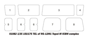 Trompette 01082 15U175 TEL du complexe RS-12M1 Topol-M ICBM 1/35 – image 28