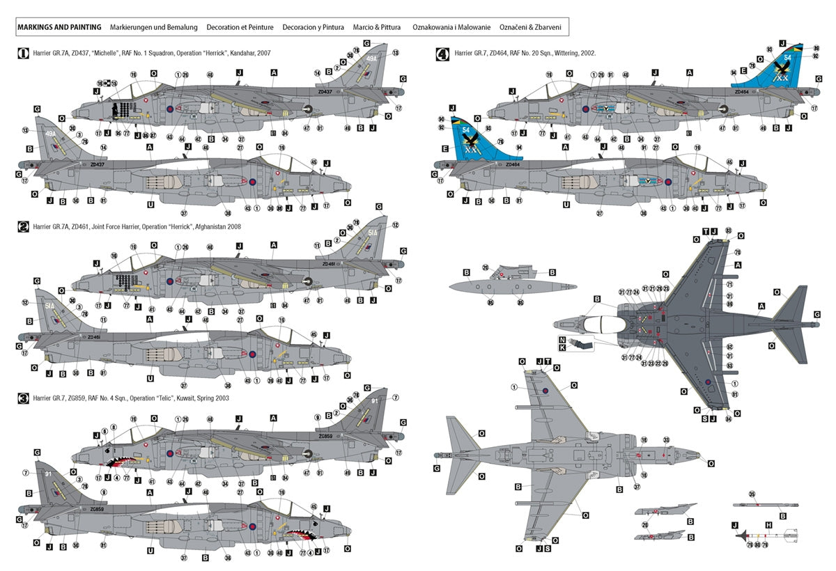 Hobby 2000 48043 Harrier GR.7 (Hasegawa + CARTOGRAF + MASQUES) 1/48 – image 3