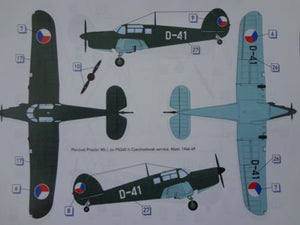 Dora Wings 72003 Percival Proctor Mk.1 Tchécoslovaquie 1/72 – imagen 2