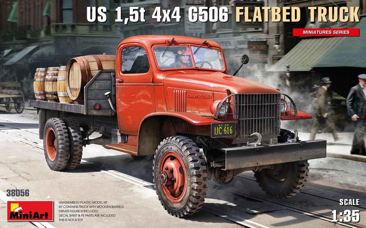 MiniArt 38056 Camion plateau 4x4 G506 US 1,5 t à l'échelle 1/35