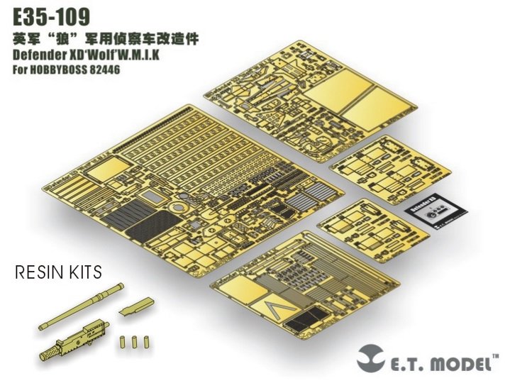 ET Model E35-109 Defender XD 'Wolf' WMIK (Pour HOBBY BOSS 82446) (1/35)