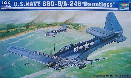 Trumpeter 02243 US Navy SBD-5/A-24B Dauntless 1/32