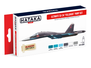 Kit de peinture Hataka HTK-AS58 Ultimate Su-34 « Fullback » (6 x 17 ml)