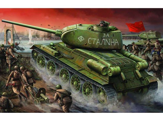 Trumpeter 00904 T-34/85 Modèle 1944 « N° d&amp;#39;usine 174 » 1/16