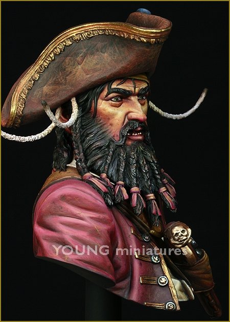 Young Miniatures YH1823 BARBE NOIRE 1718 La vengeance de la reine Anne 1/10 – image 9