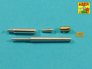 Canon Aber 35L-285 de 90 mm M-36 avec frein de bouche cylindrique pour le char américain M47 Patton avec couvre-mantelure, échelle 1/35 – Bild 3