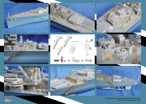 MK1 Design MS-35014 Graf Speer Detail-UP 1/350 – immagine 2