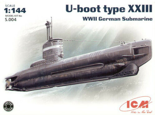 ICM S004 U-Boot type XXIII Sous-marin allemand de la Seconde Guerre mondiale 1/144