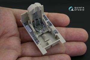 Intérieur coloré imprimé en 3D sur papier décalcomanie pour le F-5F de Quinta Studio QD32081 (pour kit KittyHawk) à l&amp;#39;échelle 1/32 – image 9