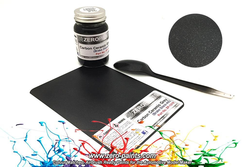 Peinture gris carbone céramique Zero Paints ZP-1319, 60 ml