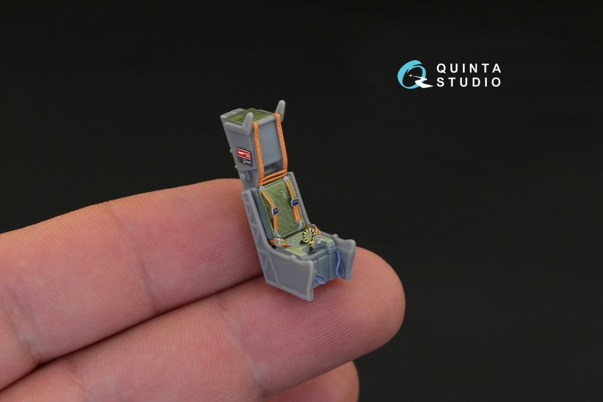 Intérieur imprimé en 3D et coloré sur papier décalcomanie Quinta Studio QD48101 EMB-314 Super Tucano (pour kit HobbyBoss) 1/48 – Bild 11