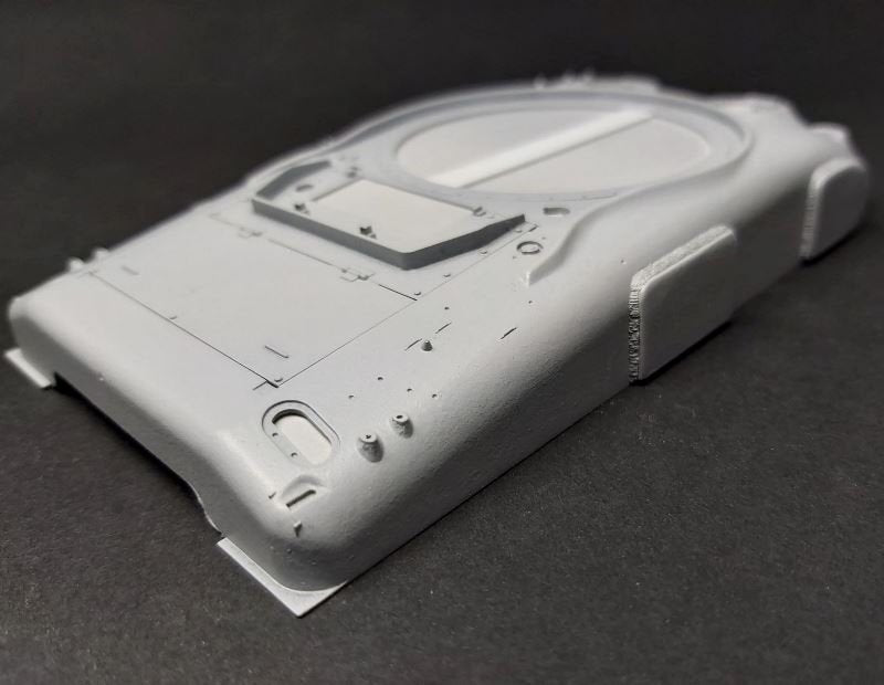 Panzer Art RE35-650 Coque de M4A1 (rangement à sec) avec blindage additionnel moulé 1/35 – Bild 3