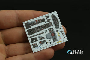 Intérieur imprimé en 3D et coloré sur papier décalcomanie Quinta Studio QD32141 F-104G (Italeri) 1/32 – Bild 8