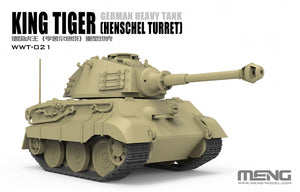 Maquette Meng WWT-021 World War Toons King Tiger (tourelle Henschel) Char lourd allemand  – image 2