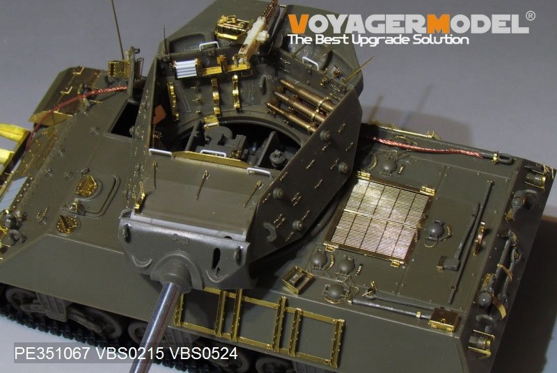 Maquette Voyager PE351067 Chasseur de chars américain M10 IIC Achilles (version de base) pour AFV CLUB, échelle 1/35  – immagine 4