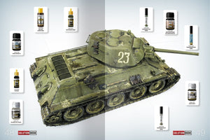 AMMO of Mig Jimenez 6600 How to Paint 4BO Green Vehicles Solution Book – zdjęcie 5