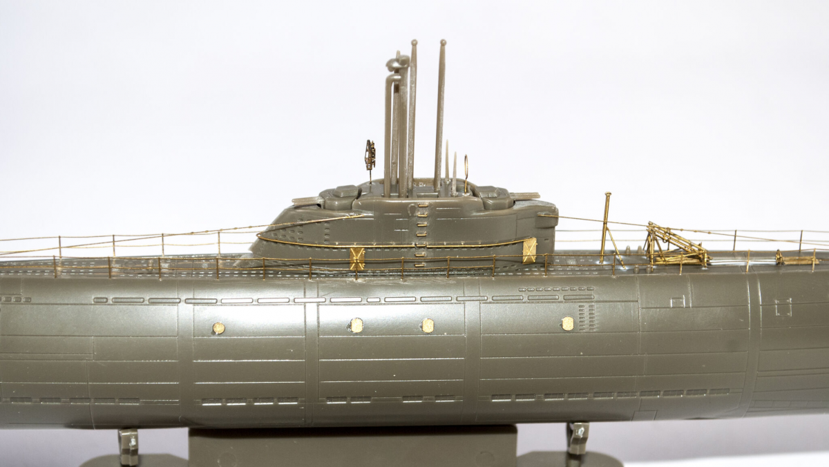 Kit de conversion photogravé AFV Club AG35054 pour sous-marin allemand Type XXI de la Seconde Guerre mondiale, montage détaillé à l&amp;#39;échelle 1/350 – image 3