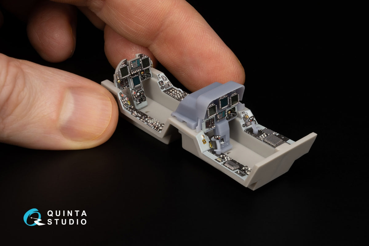 Quinta Studio QDS+48347 FA-18D tardif Intérieur coloré imprimé en 3D sur papier décalcomanie (Hasegawa) (avec pièces en résine imprimées en 3D) (Petite version) 1/48 – immagine 10