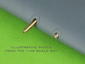 Master AM-32-125 F4F-3 Wildcat EARLY (avant-guerre) - Mitrailleuses Browning .50 avec trous de radiateur oblongs et tube de Pitot ancien 1/32  – immagine 3
