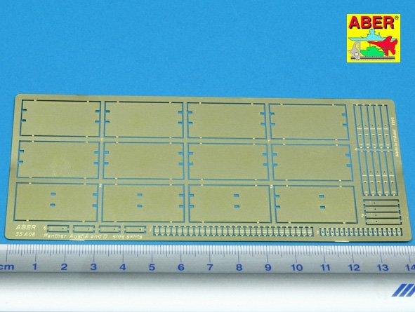 Aber 35A008 Jupes latérales pour Panther Ausf.A, D, Bergepanther (1/35) – Bild 2