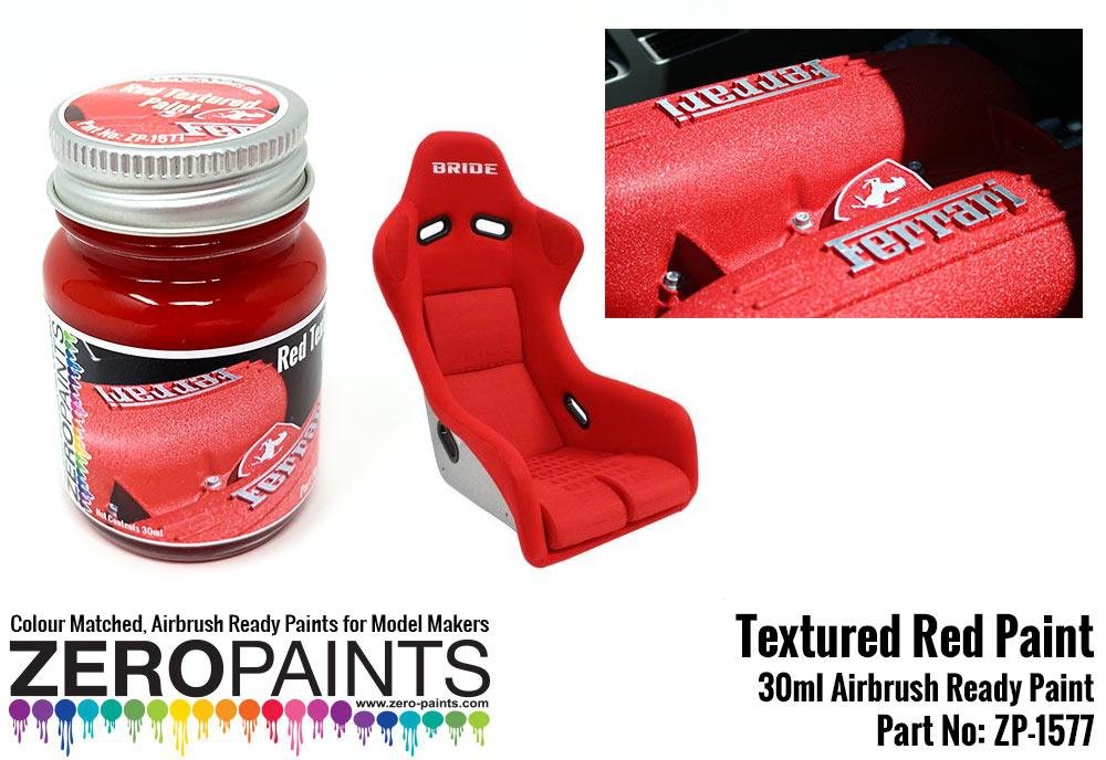 Peinture texturée rouge Zero Paints ZP-1577 30 ml