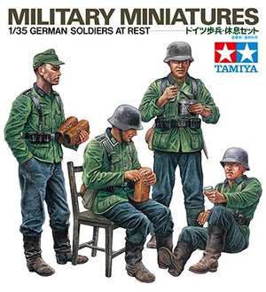 Tamiya 35129 Soldats allemands au repos (1/35)