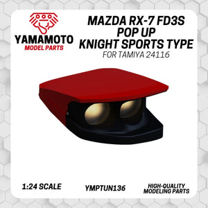 Yamamoto YMPTUN136 Pop Up Knight Sports Type pour Mazda RX-7 FD3S Tamiya 1/24