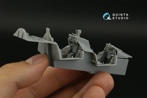 Intérieur imprimé en 3D et coloré sur papier décalcomanie Quinta Studio QDS-48405 F-14D (Hobby Boss) (Petite version) 1/48 – image 10