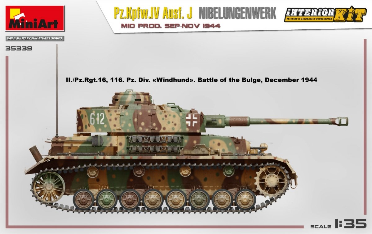 MiniArt 35339 Pz.Kpfw.IV Ausf. J Nibelungenwerk. MOYENNE PROD. SEP-NOV 1944 KIT INTÉRIEUR 1/35 – image 9