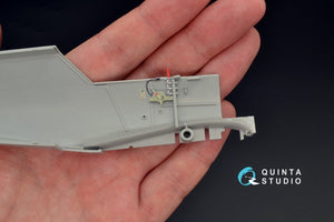Intérieur imprimé en 3D et coloré sur papier décalcomanie Quinta Studio QD32052 Bf 109E-3 (pour maquette Cyber-hobby/Dragon) 1/32 – immagine 11