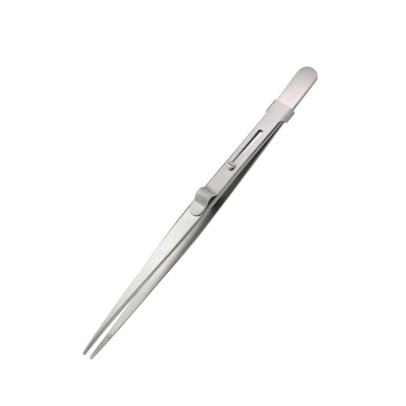 Pince à épiler en acier inoxydable à denture fine et à verrouillage Modelcraft PTW1093-FR