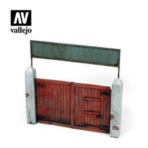 Porte en bois Vallejo SC006 1/35