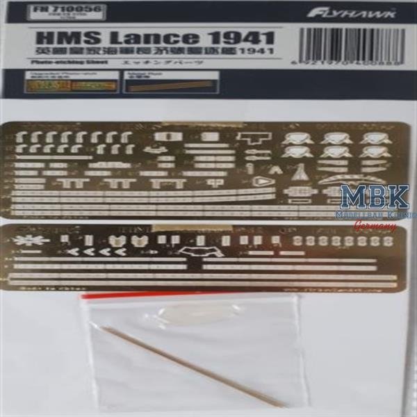 Maquette FlyHawk FH710056 HMS Lance Ätzteile 1941 (FH1115) 1/700