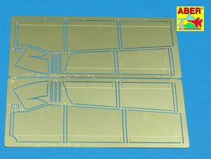 Aber 35A040 Jupes latérales pour Tiger II (1/35)