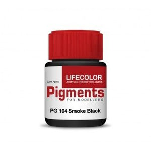 Pigments en poudre Lifecolor PG104 Noir fumé 22 ml – Bild 2