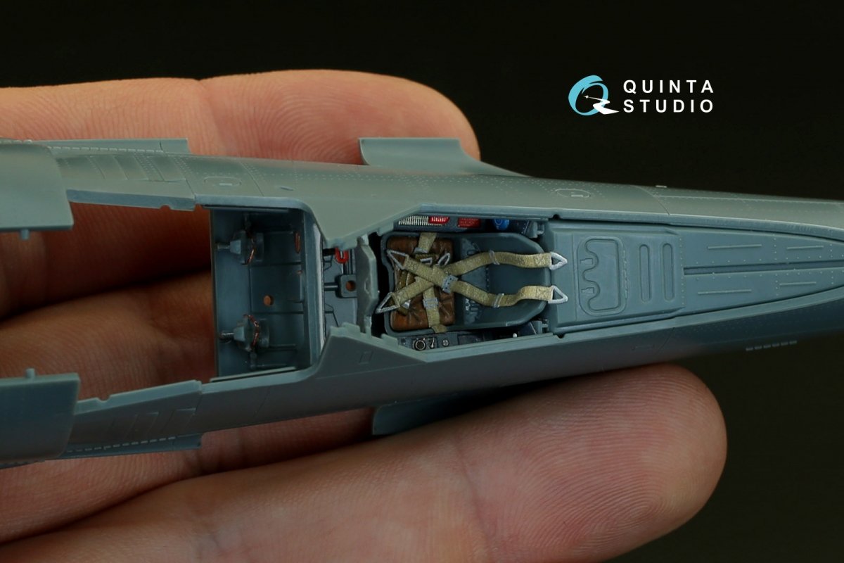 Intérieur imprimé en 3D et coloré sur papier décalcomanie Quinta Studio QD48080 FW 190A-4 (pour kit Eduard) 1/48 – Bild 7