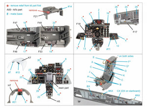 Quinta Studio QD+48371 F-4E avec intérieur imprimé en 3D et coloré DMAS sur papier décalcomanie (Meng) (avec pièces en résine imprimées en 3D) 1/48 – Bild 2