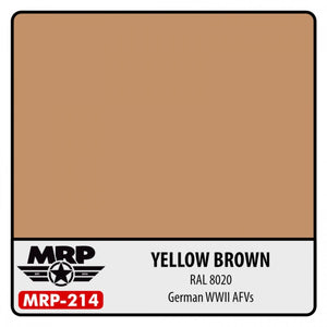 Peinture MR. Paint MRP-214 JAUNE-BRUN RAL 8020 30 ml