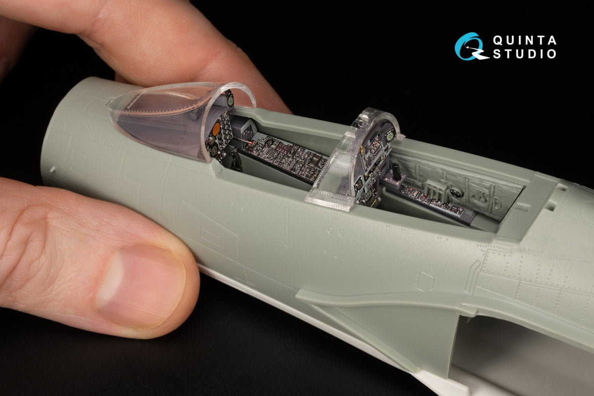 Quinta Studio QDS+48486 F-4N Phantom II Intérieur imprimé en 3D et coloré sur papier décalcomanie (Academy) (Petite version) (avec pièces en résine imprimées en 3D) 1/48  – Bild 14