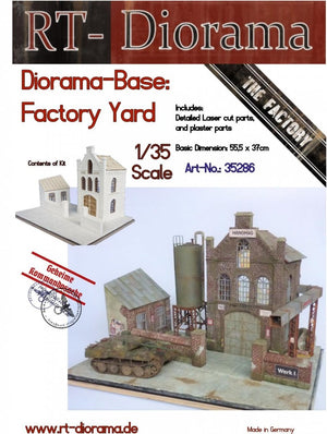 RT-Diorama 35286 Socle de diorama : « Chantier d’usine » 1/35