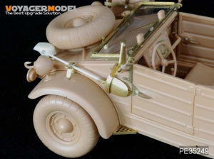Maquette Voyager PE35249 Kubelwagen Type 82 allemande de la Seconde Guerre mondiale pour kit TAMIYA au 1/35 – image 4