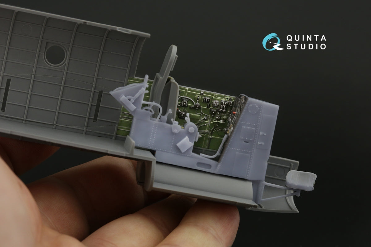 Quinta Studio QD+48379 Bristol Beaufort Mk.I Intérieur imprimé en 3D et coloré sur papier décalcomanie (ICM) (avec pièces en résine imprimées en 3D) 1/48 – immagine 9