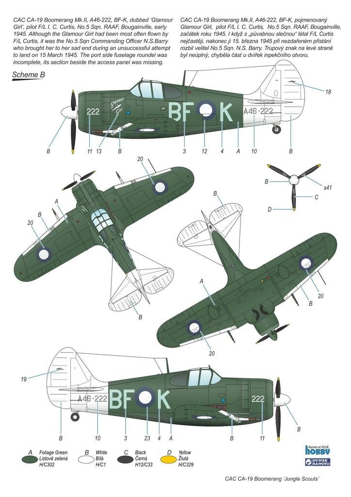 Special Hobby 72426 CAC CA-19 Boomerang « Jungle Scouts » 1/72 – immagine 8