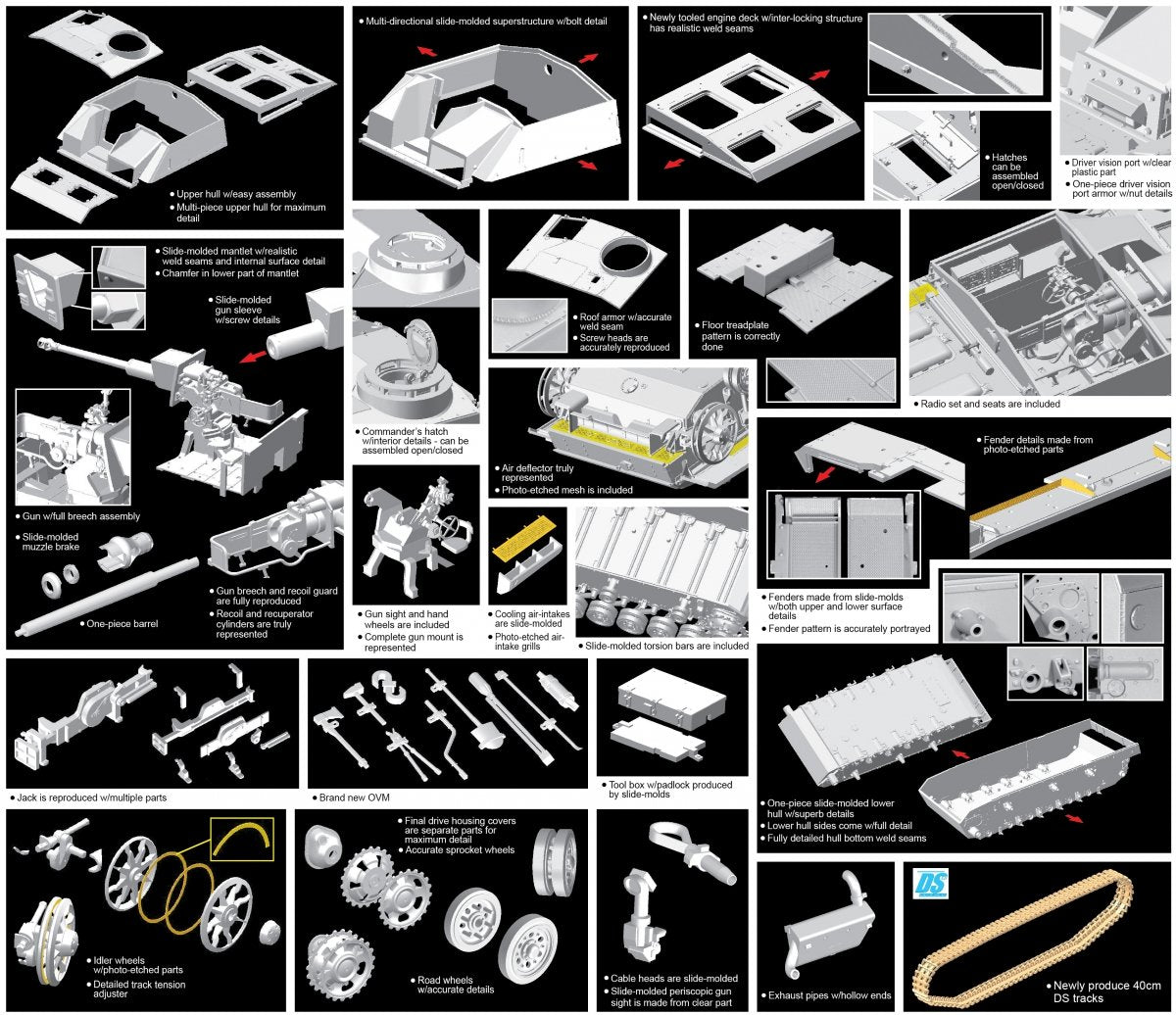 Dragon 6578 StuG.III Ausf.G Mai 1943 Production mit Schurzen (1/35) – Bild 3