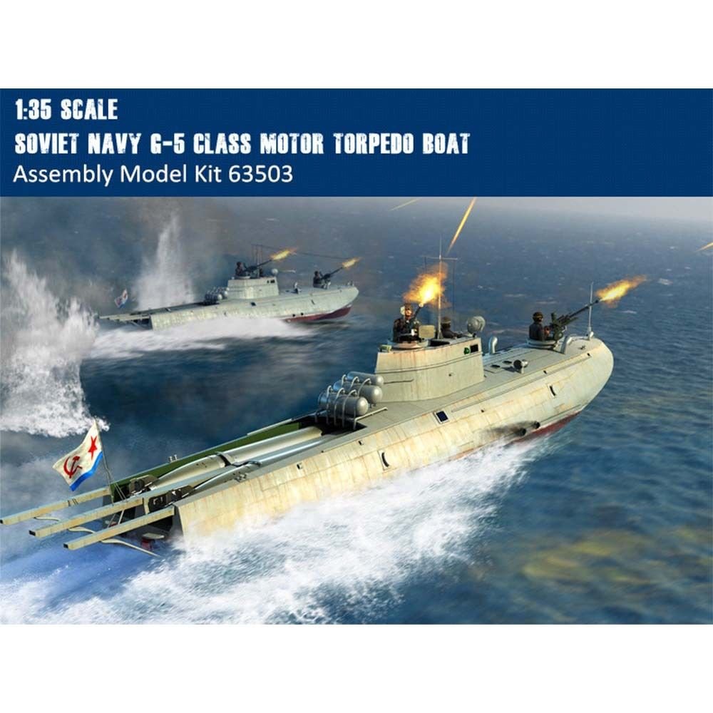 J'adore le kit 63503, vedette lance-torpilles de classe G-5 de la marine soviétique, au 1/35