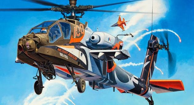 Revell 04896 AH-64D Apache 100 - Aviation militaire (1/48)