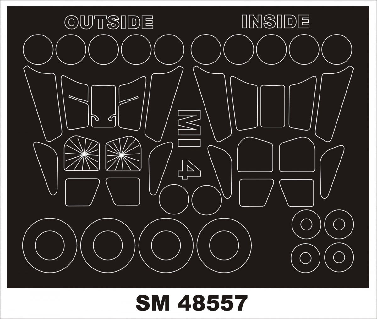 Montex SM48557 Mi-4 pour TRUMPETER 1/48