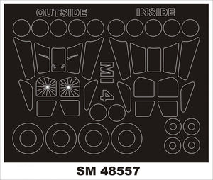 Montex SM48557 Mi-4 pour TRUMPETER 1/48