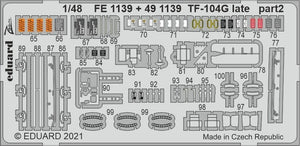 Eduard 491139 TF-104G, en retard pour Kinetic Model 1/48 – image 3